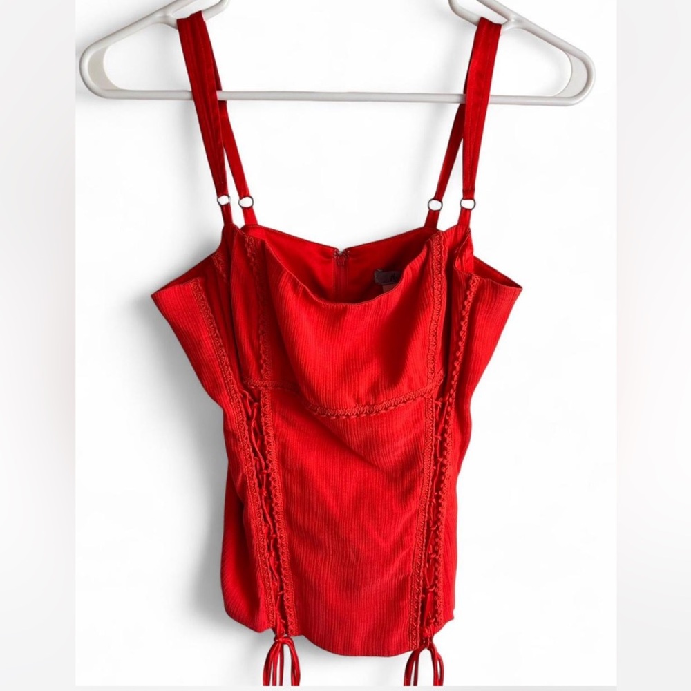 🌶️ On-Trend for FW2026🌶️
 Marciano Chilli Red Fitted Sexy Corset❤️